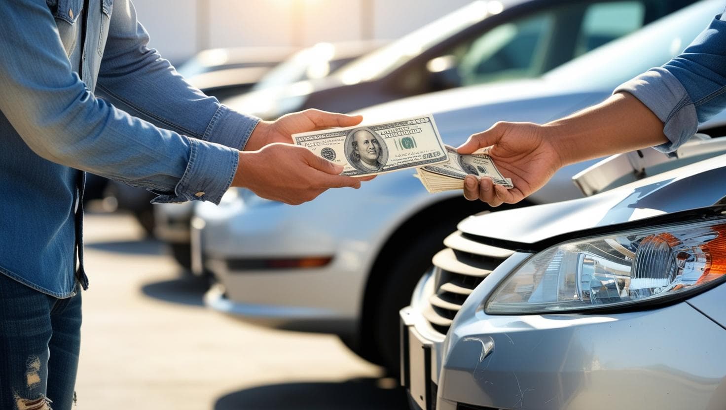 دفع فوري عند شراء سيارات التشليح